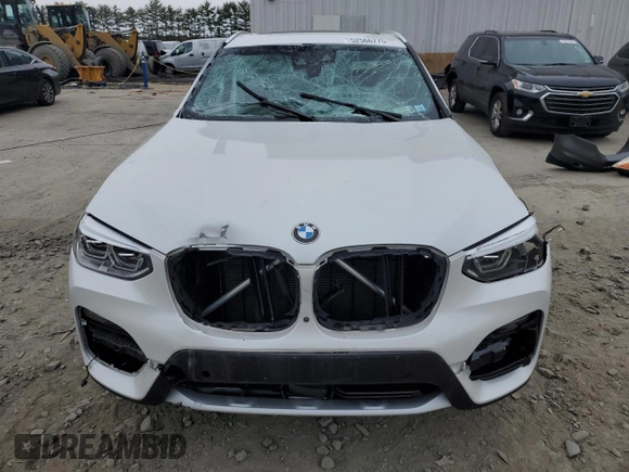 2021 BMW X3 xDrive30i with VIN 5UXTY5C08M9F38091, listed as a Copart auction lot 52566775 with Not Provided miles and Salvage Title. Bid and sale history available at DreamBid. Image 5.