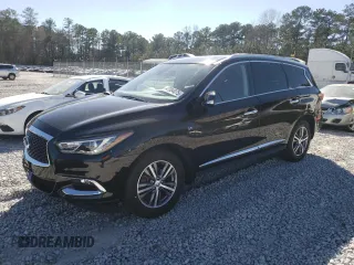 2020 Infiniti QX60 LUXE with VIN 5N1DL0MM7LC540014, listed as a Copart auction lot 47084075 with 40,184 mi miles and Salvage Title. Bid and sale history available at carsss.com. Image 1.