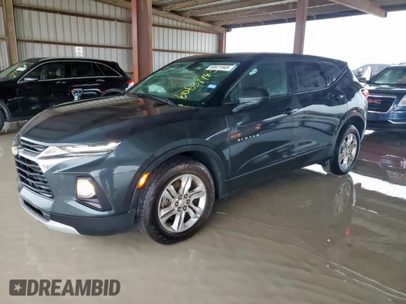 2020 Chevrolet Blazer LT with VIN 3GNKBCRS6LS562580, listed as a Copart auction lot 60631945 with 117,993 mi miles and Salvage title. Bid and sale history available at DreamBid. Image 1.