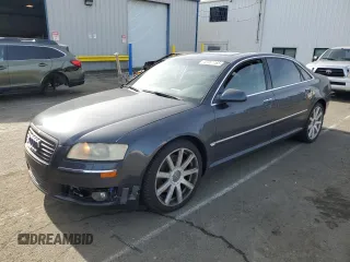 2006 Audi A8 4.2L z VIN WAUML44E56N005452, wystawiony jako Copart lot #45967765 z przebiegiem 175 697 mil mil oraz Szkody całkowita. Historia ofert i sprzedaży dostępna na DreamBid. Obrazek 1.