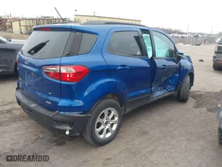 2019 Ford EcoSport SE with VIN MAJ3S2GE2KC268687, listed as a IAAI auction lot 41516298 with 21,773 mi miles. Bid and sale history available at carsss.com. Image 4.