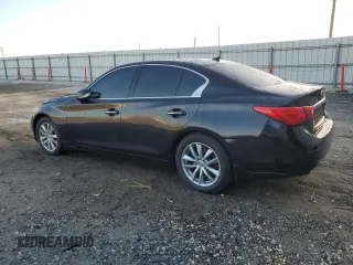 2014 Infiniti Q50 z VIN JN1BV7AP2EM672854, wystawiony jako Copart lot #78478594 z przebiegiem 122 796 mil mil oraz Szkoda całkowita • Salvage title. Historia ofert i sprzedaży dostępna na DreamBid. Obrazek 2.