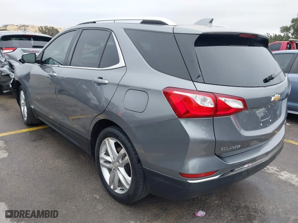 2018 Chevrolet Equinox Premier with VIN 3GNAXMEV8JL104498, listed as a IAAI auction lot 41583444 with 26,512 mi miles. Bid and sale history available at carsss.com. Image 3.