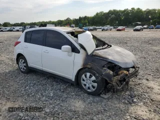 2007 Nissan Versa 1.8 S with VIN 3N1BC13E27L451797, listed as a Copart auction lot 48040635 with 0 mi miles and Non Repairable. Bid and sale history available at carsss.com. Image 4.