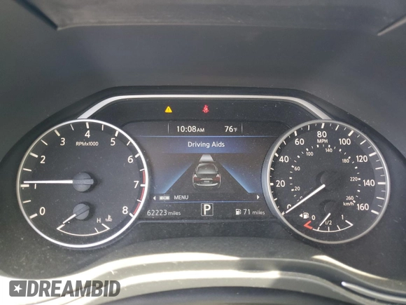 2017 Nissan Maxima SL with VIN 1N4AA6AP5HC440005, listed as a Copart auction lot 56185765 with 62,223 mi miles and Salvage title. Bid and sale history available at DreamBid. Image 9.
