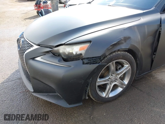 2015 Lexus IS 250 with VIN JTHBF1D29F5081857, listed as a IAAI auction lot 41561173 with 105,168 mi miles and . Bid and sale history available at carsss.com. Image 6.