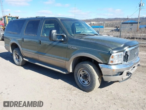 2001 Ford Excursion Limited with VIN 1FMNU43S21EA39638, listed as a IAAI auction lot 41817300 with 191,354 mi miles and . Bid and sale history available at DreamBid. Image 1.