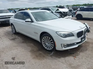 2013 BMW 7 Series 740Li with VIN WBAYE4C54DD136923, listed as a IAAI auction lot 42211590 with 86,773 mi miles and . Bid and sale history available at DreamBid. Image 1.