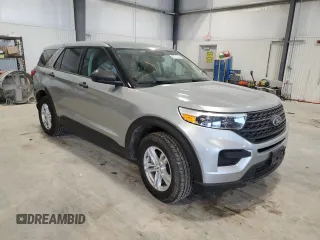 2023 Ford Explorer with VIN 1FMSK8BH5PGA42374, listed as a Copart auction lot 82211334 with 67,243 mi miles and Salvage title. Bid and sale history available at DreamBid. Image 4.