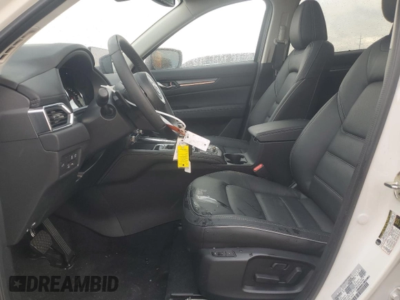 2025 Mazda CX-5 2.5 S Premium Plus Package with VIN JM3KFBEM7S0569274, listed as a Copart auction lot 43468165 with 4,922 mi miles and Salvage Title. Bid and sale history available at carsss.com. Image 7.