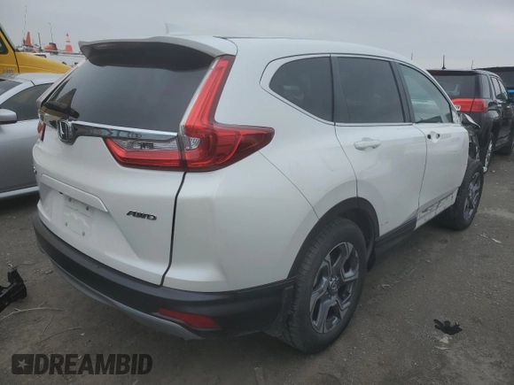 2019 Honda CR-V EX with VIN 5J6RW2H55KL031631, listed as a Copart auction lot 54448354 with 132,449 mi miles and Salvage Title. Bid and sale history available at carsss.com. Image 3.
