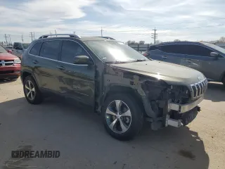 2019 Jeep Cherokee Limited with VIN 1C4PJMDX9KD107554, listed as a Copart auction lot 48578215 with 91,915 mi miles and Salvage Title. Bid and sale history available at carsss.com. Image 4.