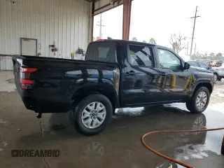 2022 Nissan Frontier SV with VIN 1N6ED1EJ5NN663296, listed as a Copart auction lot 77351454 with 32,055 mi miles and Salvage Title. Bid and sale history available at carsss.com. Image 3.