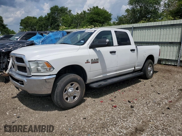 2018 Ram 2500 Tradesman with VIN 3C6UR5CL4JG298048, listed as a Copart auction lot 55971485 with 301,260 mi miles and Salvage title. Bid and sale history available at DreamBid. Image 1.
