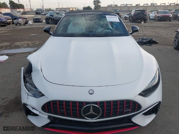 2023 Mercedes-Benz SL with VIN W1KVK8BB8PF015310, listed as a IAAI auction lot 41165754 with 7,781 mi miles. Bid and sale history available at carsss.com. Image 12.