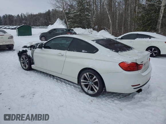2016 BMW 4 Series 428i xDrive with VIN WBA3N9C51GK249915, listed as a Copart auction lot 43866985 with 82,082 mi miles and Salvage Title. Bid and sale history available at carsss.com. Image 2.
