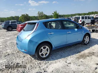 2011 Nissan LEAF SL-e with VIN JN1AZ0CP0BT003522, listed as a Copart auction lot 54838115 with 58,080 mi miles and Clean Title. Bid and sale history available at carsss.com. Image 3.
