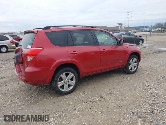 2007 Toyota RAV4 Sport with VIN JTMBK32V776012182, listed as a IAAI auction lot 40842933 with 144,043 mi miles. Bid and sale history available at carsss.com. Image 4.