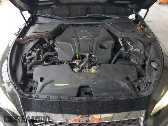 2020 Infiniti Q50 Luxe with VIN JN1EV7AP7LM201177, listed as a Copart auction lot 59437585 with 64,267 mi miles and Non repairable. Bid and sale history available at DreamBid. Image 11.