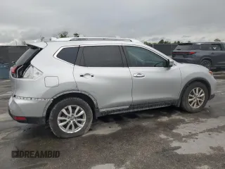 2020 Nissan Rogue SV with VIN KNMAT2MT4LP532164, listed as a Copart auction lot 51926915 with 53,591 mi miles and Salvage Title. Bid and sale history available at DreamBid. Image 3.