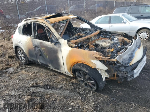 2008 Infiniti EX Journey with VIN JNKAJ09F98M359231, listed as a Copart auction lot 42357335 with Not Provided miles and Salvage Title. Bid and sale history available at DreamBid. Image 4.