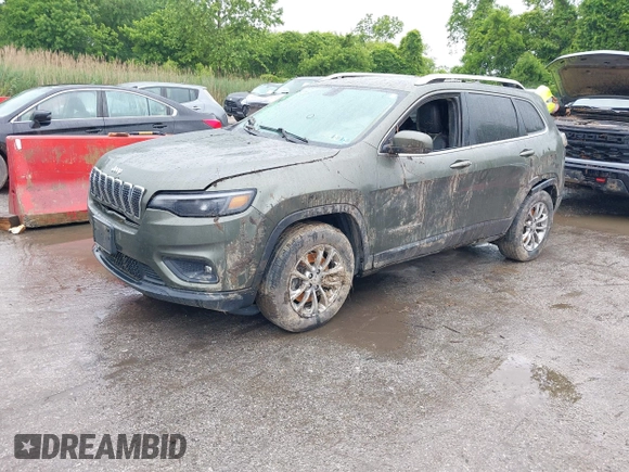 2019 Jeep Cherokee Latitude Plus with VIN 1C4PJMLB0KD169415, listed as a IAAI auction lot 42284888 with Not provided miles and . Bid and sale history available at DreamBid. Image 2.