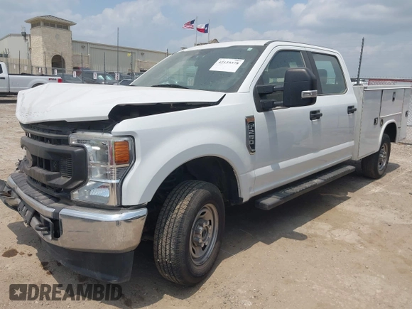 2022 Ford Super Duty F-250 SRW XL with VIN 1FD7W2B63NEF35601, listed as a IAAI auction lot 42159378 with 133,799 mi miles. Bid and sale history available at carsss.com. Image 2.