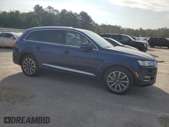 2019 Audi Q7 Premium Plus with VIN WA1LAAF70KD041884, listed as a Copart auction lot 57115355 with 57,181 mi miles and Clean title. Bid and sale history available at DreamBid. Image 4.
