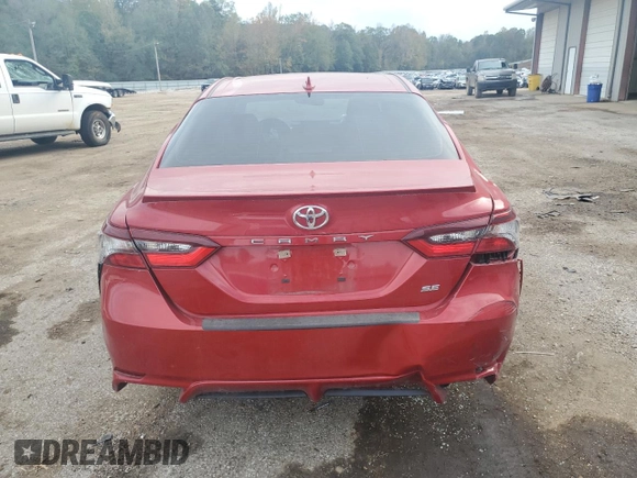 2022 Toyota Camry SE with VIN 4T1T11AK5NU026069, listed as a Copart auction lot 79484204 with 35,614 mi miles and Salvage Title. Bid and sale history available at carsss.com. Image 6.