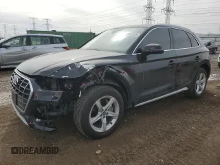 2021 Audi Q5 Premium with VIN WA1AAAFY4M2006893, listed as a Copart auction lot 49802825 with 62,743 mi miles and Salvage title. Bid and sale history available at DreamBid. Image 1.