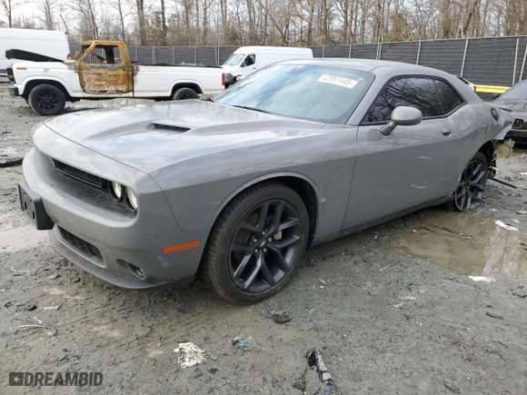 2023 Dodge Challenger SXT with VIN 2C3CDZAG2PH684612, listed as a Copart auction lot 42957445 with 9,046 mi miles and Salvage Title. Bid and sale history available at carsss.com. Image 1.