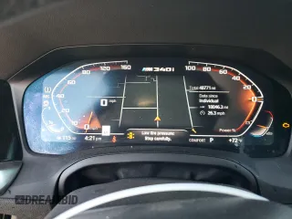 2021 BMW 3 Series M340i with VIN 3MW5U7J05M8B93885, listed as a Copart auction lot 42400835 with 48,771 mi miles and Salvage Title. Bid and sale history available at carsss.com. Image 9.