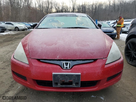 2005 Honda Accord Cpe EX-L with VIN 1HGCM72675A010345, listed as a Copart auction lot 42354725 with 0 mi miles and Salvage Title. Bid and sale history available at carsss.com. Image 5.