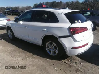 2018 Audi Q5 Premium with VIN WA1ANAFYXJ2097362, listed as a IAAI auction lot 41381832 with 130,049 mi miles. Bid and sale history available at carsss.com. Image 3.