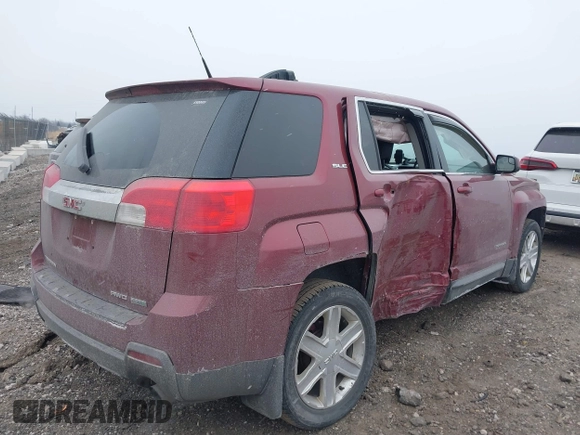 2012 GMC Terrain SLE-2 with VIN 2GKFLTE58C6249265, listed as a IAAI auction lot 41273345 with 142,675 mi miles. Bid and sale history available at carsss.com. Image 4.
