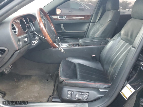 2006 Bentley Continental Flying Spur with VIN SCBBR53W06C031884, listed as a Copart auction lot 76544954 with 79,639 mi miles and Salvage Title. Bid and sale history available at carsss.com. Image 7.