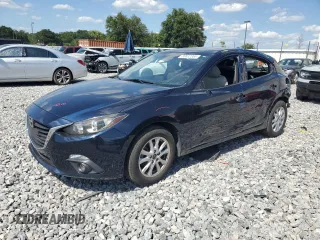 2016 Mazda 3 i Touring z VIN JM1BM1M72G1289865, wystawiony jako Copart lot #56832355 z przebiegiem 80 662 mil mil oraz Szkoda całkowita • Salvage title. Historia ofert i sprzedaży dostępna na DreamBid. Obrazek 1.