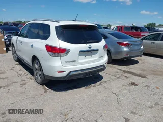 2014 Nissan Pathfinder S with VIN 5N1AR2MN9EC619516, listed as a IAAI auction lot 42199247 with 145,649 mi miles and . Bid and sale history available at DreamBid. Image 3.