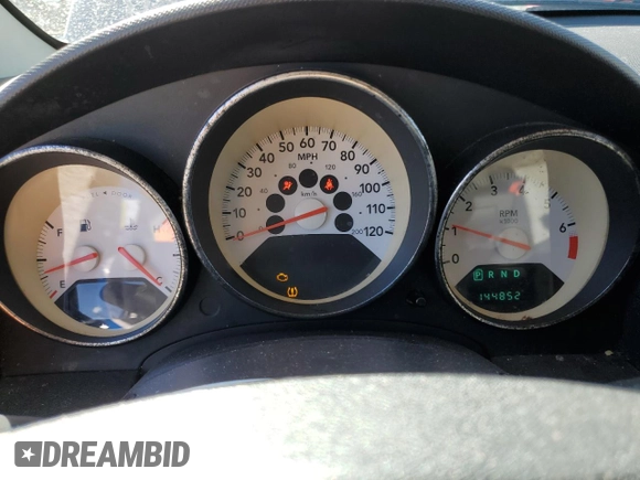 2009 Dodge Caliber SXT with VIN 1B3HB48A09D116274, listed as a Copart auction lot 49222585 with 144,852 mi miles and Salvage Title. Bid and sale history available at DreamBid. Image 9.