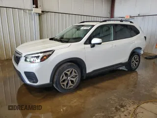 2021 Subaru Forester Premium z VIN JF2SKAJC3MH480660, wystawiony jako Copart lot #54911935 z przebiegiem 31 327 mil mil oraz Szkoda całkowita • Salvage title. Historia ofert i sprzedaży dostępna na DreamBid. Obrazek 1.