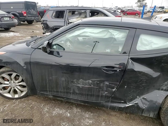 2013 Hyundai Veloster RE:MIX with VIN KMHTC6AD1DU105035, listed as a Copart auction lot 44990615 with 131,213 mi miles and Clean Title. Bid and sale history available at carsss.com. Image 11.