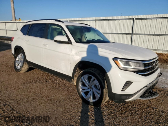2022 Volkswagen Atlas SE with VIN 1V2JP2CA5NC554171, listed as a Copart auction lot 46822345 with 60,907 mi miles and Clean title. Bid and sale history available at DreamBid. Image 4.