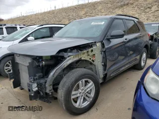 2023 Ford Explorer XLT with VIN 1FMSK8DHXPGB73491, listed as a Copart auction lot 50996055 with 14,375 mi miles and Salvage Title. Bid and sale history available at carsss.com. Image 1.