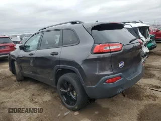 2017 Jeep Cherokee Sport with VIN 1C4PJLAB1HW571728, listed as a Copart auction lot 51179785 with 186,498 mi miles and Salvage Title. Bid and sale history available at carsss.com. Image 2.
