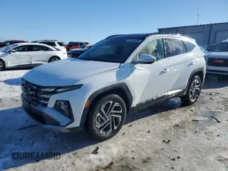 2025 Hyundai Tucson Limited with VIN 5NMJECDE0SH477155, listed as a Copart auction lot 87396494 with 691 mi miles and Salvage Title. Bid and sale history available at carsss.com. Image 1.