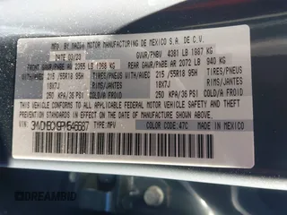 2023 Mazda CX-30 S Carbon Edition z VIN 3MVDMBCM9PM546687, wystawiony jako IAAI lot #41395628 z przebiegiem 13 878 mil mil oraz . Historia ofert i sprzedaży dostępna na DreamBid. Obrazek 9.