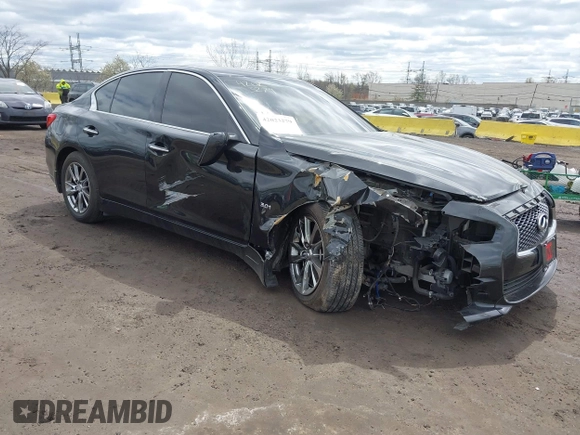 2017 Infiniti Q50 Signature Edition z VIN JN1EV7AR7HM837221, wystawiony jako IAAI lot #42023279 z przebiegiem 16 563 mil mil oraz . Historia ofert i sprzedaży dostępna na DreamBid. Obrazek 1.