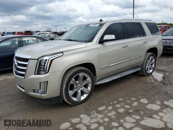 2015 Cadillac Escalade z VIN 1GYS4AKJ1FR100437, wystawiony jako Copart lot #52559965 z przebiegiem 51 627 mil mil oraz Tytuł czysty. Historia ofert i sprzedaży dostępna na DreamBid. Obrazek 1.