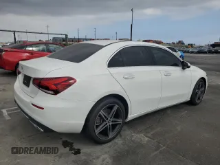 2021 Mercedes-Benz A 220 with VIN W1K3G4EB9MJ316934, listed as a Copart auction lot 53976145 with 37,131 mi miles and Salvage title. Bid and sale history available at DreamBid. Image 3.