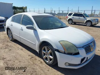 2004 Nissan Maxima SE with VIN 1N4BA41E74C888036, listed as a IAAI auction lot 40926838 with 1 mi miles. Bid and sale history available at carsss.com. Image 1.